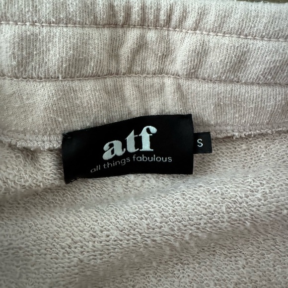 ATF All Things Fabulous Crop Sweats Small - Picture 3 of 3